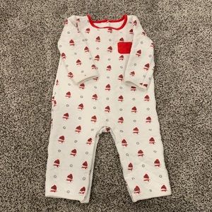 Gently used snowman onesie